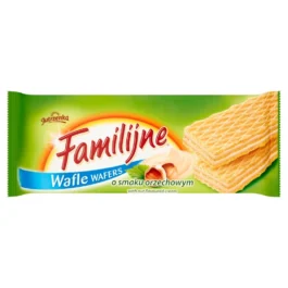 Wafle Familijne o smaku orzechowym 180 g Jutrzenka