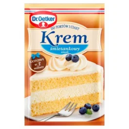 Krem do tortów i ciast smak śmietankowy 120g Dr. Oetker