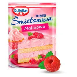 Masa śmietanowa malinowa 86g Dr. Oetker