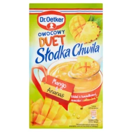 Kisiel Słodka Chwila z kawałkami owoców Mango & Ananas 32 g Dr. Oetker