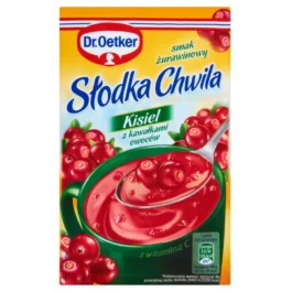 Kisiel Słodka Chwila z kawałkami owoców smak żurawina 32.5 g Dr. Oetker