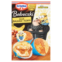 Babeczki Minionki smak banan – toffi 302 g Dr. Oetker