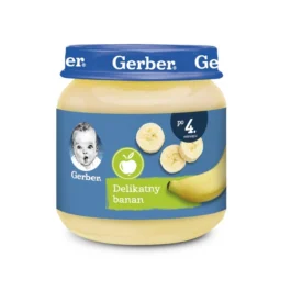 Gerber Deserek delikatny banan dla niemowląt po 4 miesiącu 125 g