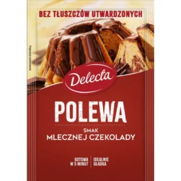 Polewa smak mlecznej czekolady 100g Delecta