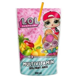 Napój niegazowany dla dzieci wieloowocowy 200ml LOL Surprise! Multifruit