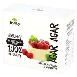 Agar-agar naturalna substancja żelująca 25g Livity