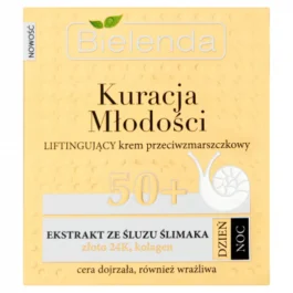 Liftingujący krem przeciwzmarszczkowy Bielenda Kuracja Młodości do twarzy 50+ 50 ml