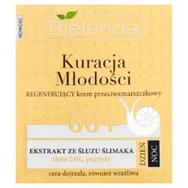 Regenerujący krem przeciwzmarszczkowy do twarzy 60+ Kuracja Młodości  50 ml Bielenda