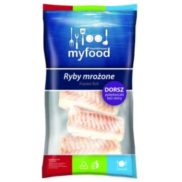 Dorsz czarny polędwiczki bez skóry 700g MyFood