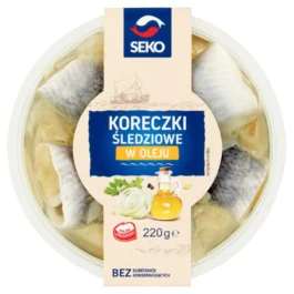 Koreczki śledziowe w oleju 220g Seko