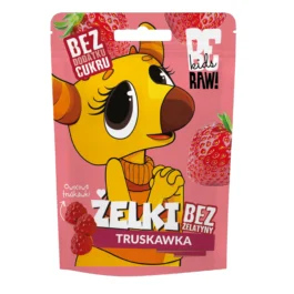 Żelki Truskawka Jabłko 35 g BeRAW Kids