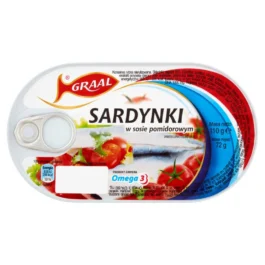 Sardynki w sosie pomidorowym 110g Graal