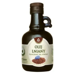 Olej lniany tłoczony na zimno 250ml Oleofarm