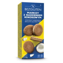 Markizy z nadzieniem kokosowym 210g BEZGLUTEN