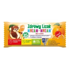 Lizak o smaku pomarańczowym 6g ZDROWY MNIAM-MNIAM