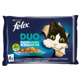 Mokra karma dla kotów Duo Ryba 4 x 85g Felix