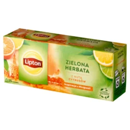 Herbata zielona z nutą cytrusów 25 x 1.3 g Lipton