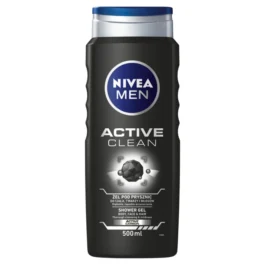 Żel pod prysznic do twarzy, ciała i włosów Nivea Men Active Clean 500 ml