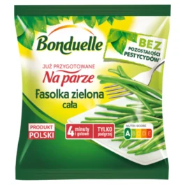 Fasolka szparagowa zielona cała mrożona Przygotowane na parze 400g Bonduelle