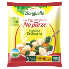 Mieszanka warzywna Królewska mrożona Przygotowane na parze 400g Bonduelle