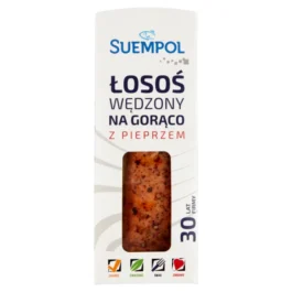 Łosoś wędzony na gorąco z pieprzem 125g Suempol