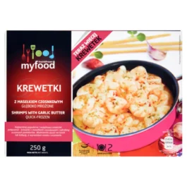 Krewetki obrane z sosem maślano-czosnkowym 250g MyFood