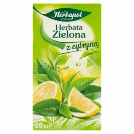 Herbata zielona z cytryną 34g Herbapol