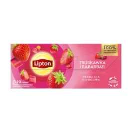 Herbata Owocowa Truskawka Rabarbar 20 torebek Lipton