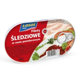 Filety śledziowe w sosie pomidorowym 175g Łosoś Ustka