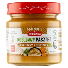 Roślinny pasztet warzywny z cieciorką 160g Primavika