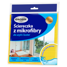 Ściereczka z mikrofibry do szyb Grosik