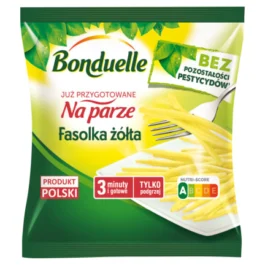 Fasolka szparagowa żółta cała mrożona Przygotowane na parze 400g Bonduelle