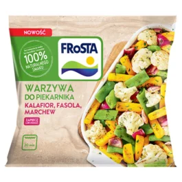 Warzywa do piekarnika kalafior fasola marchew 400g Frosta