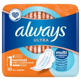 Podpaski ze Skrzydełkami Always Ultra Normal (R1) 10 Sztuk