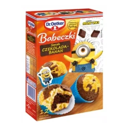 Babeczki smak czekolada- banan Minionki 370g Dr. Oetker