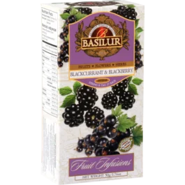 Napar Owocowy Blackcurrant Blackberry 25×1,5g Basilur