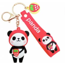 Brelok do kluczy panda red brl195 Ecarla