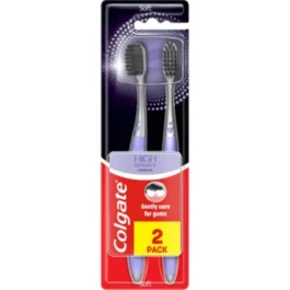 Szczoteczka do zębów Colgate High Density Charcoal miękka 2 sztuki