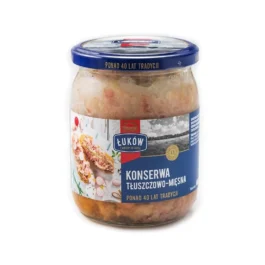 Konserwa tłuszczowo-mięsna 465g Łuków