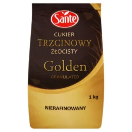 Cukier trzcinowy złocisty SANTE Golden Granulated 1kg