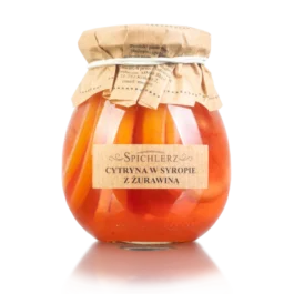 Cytryny w syropie z żurawiną 260 g Spichlerz