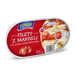 Filety z makreli w sosie pomidorowym 175g Łosoś Ustka