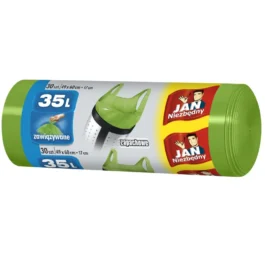 Worki Związywane Zapachowe Zielone 35L 30 szt. Jan Niezbędny