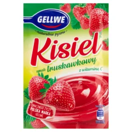 Kisiel smak truskawkowy 38g Gellwe