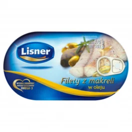 Filety z makreli w oleju 170g Lisner