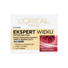 Przeciwzmarszczkowy Krem Ujędrniający 50+ Na Dzień 50ml Loreal Ekspert Wieku