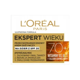 Przeciwzmarszczkowy Krem Odżywczy 70+ Na Dzień 50ml Loreal Ekspert Wieku