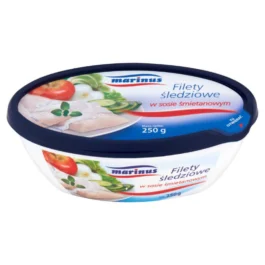 Filety śledziowe w sosie śmietanowym 250g Marinus