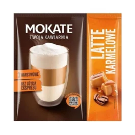 Kawa rozpuszczalna Latte Mokate Twoja Kawiarnia Karmelowe 22g Mokate