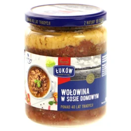 Wołowina w sosie domowym 500g Łuków